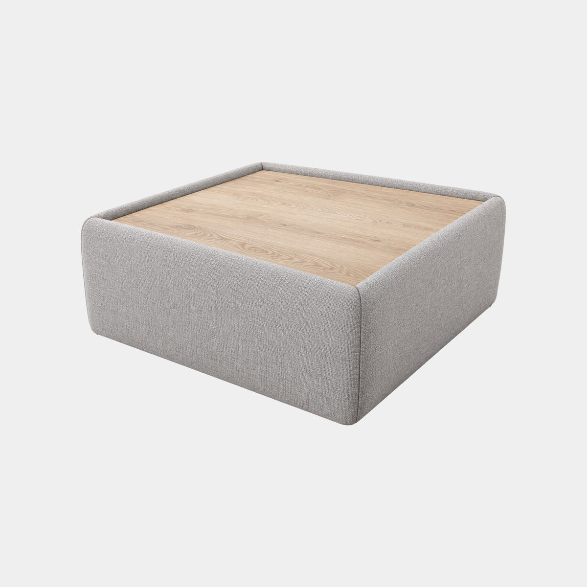 Retreat - Square Wood Top Table, Fabric