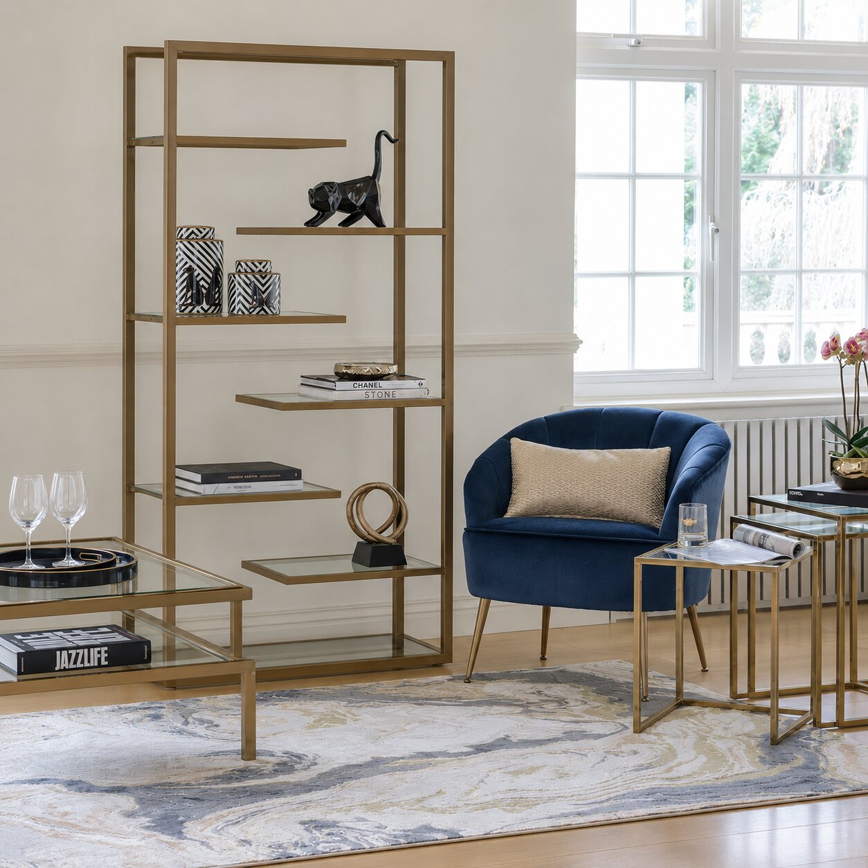 Monaco - Square Glass Coffee Table