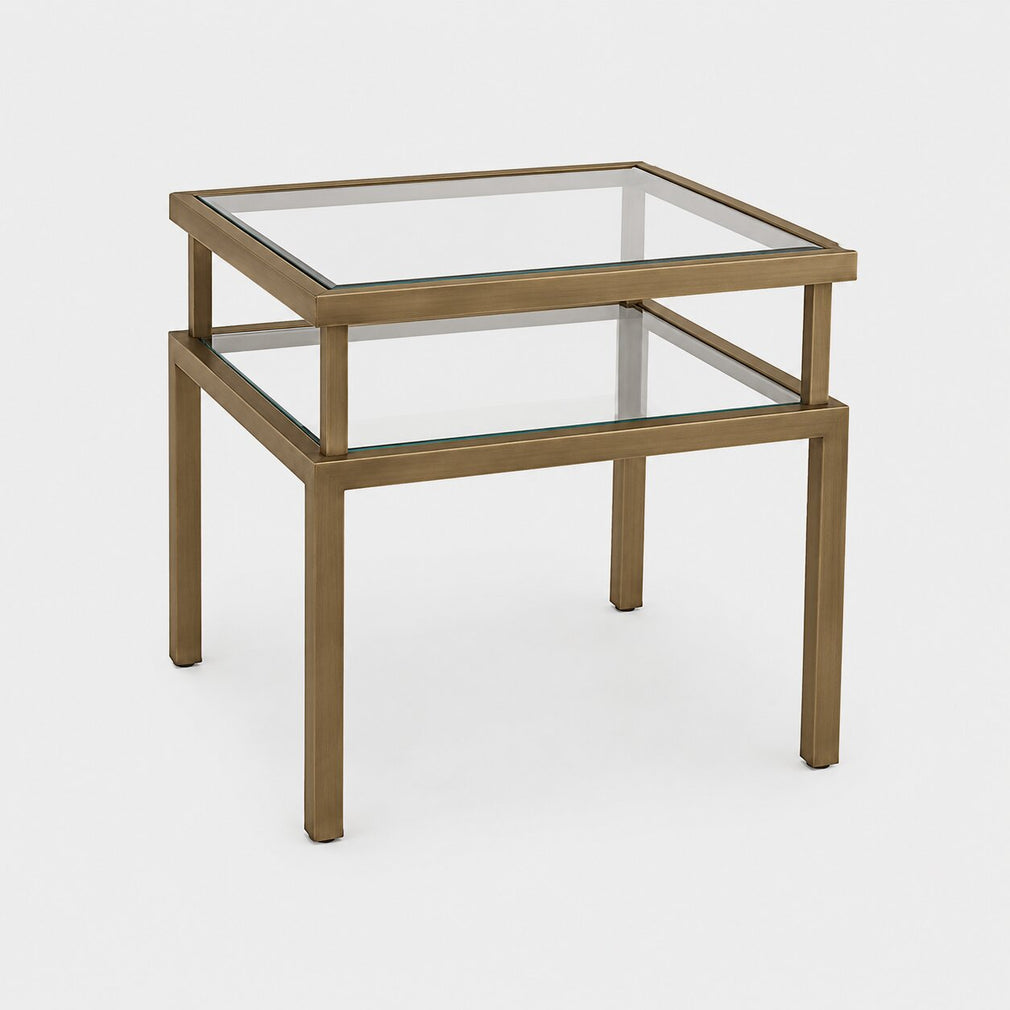 Monaco - Square Glass Side Table