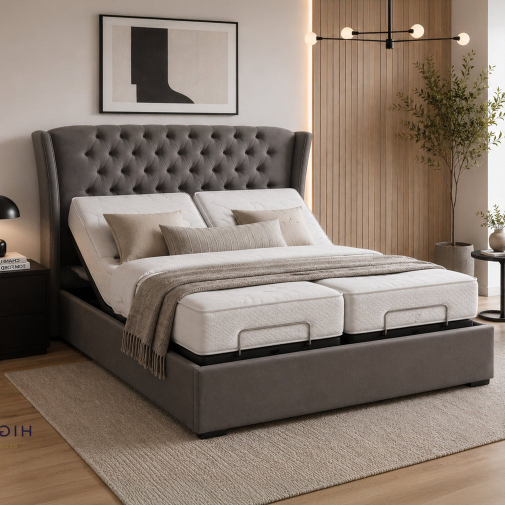 Stephanie Adjustable - Premium Slatted or Optim Bed Base