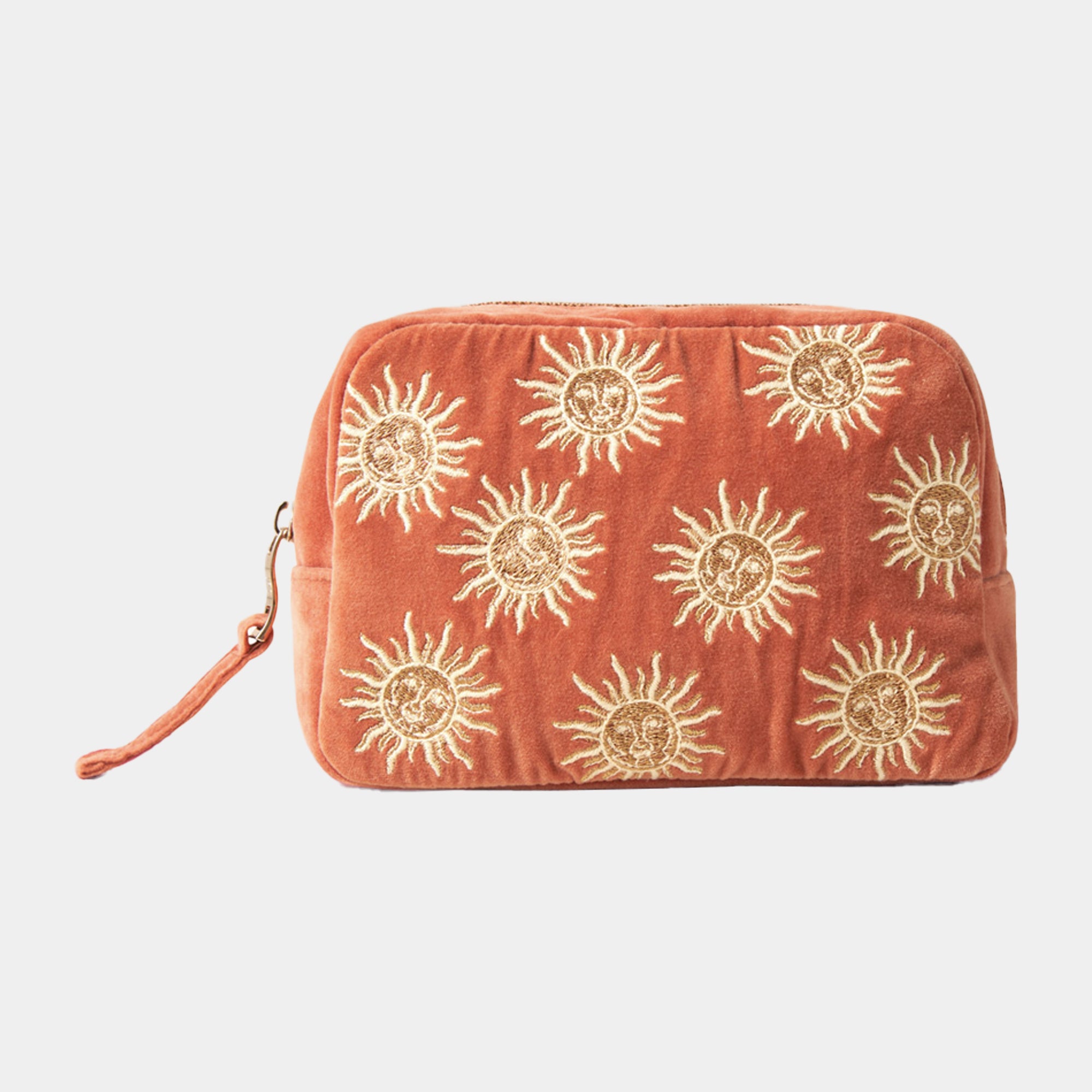 Elizabeth Scarlett Sun Goddess - Makeup Bag, Rust