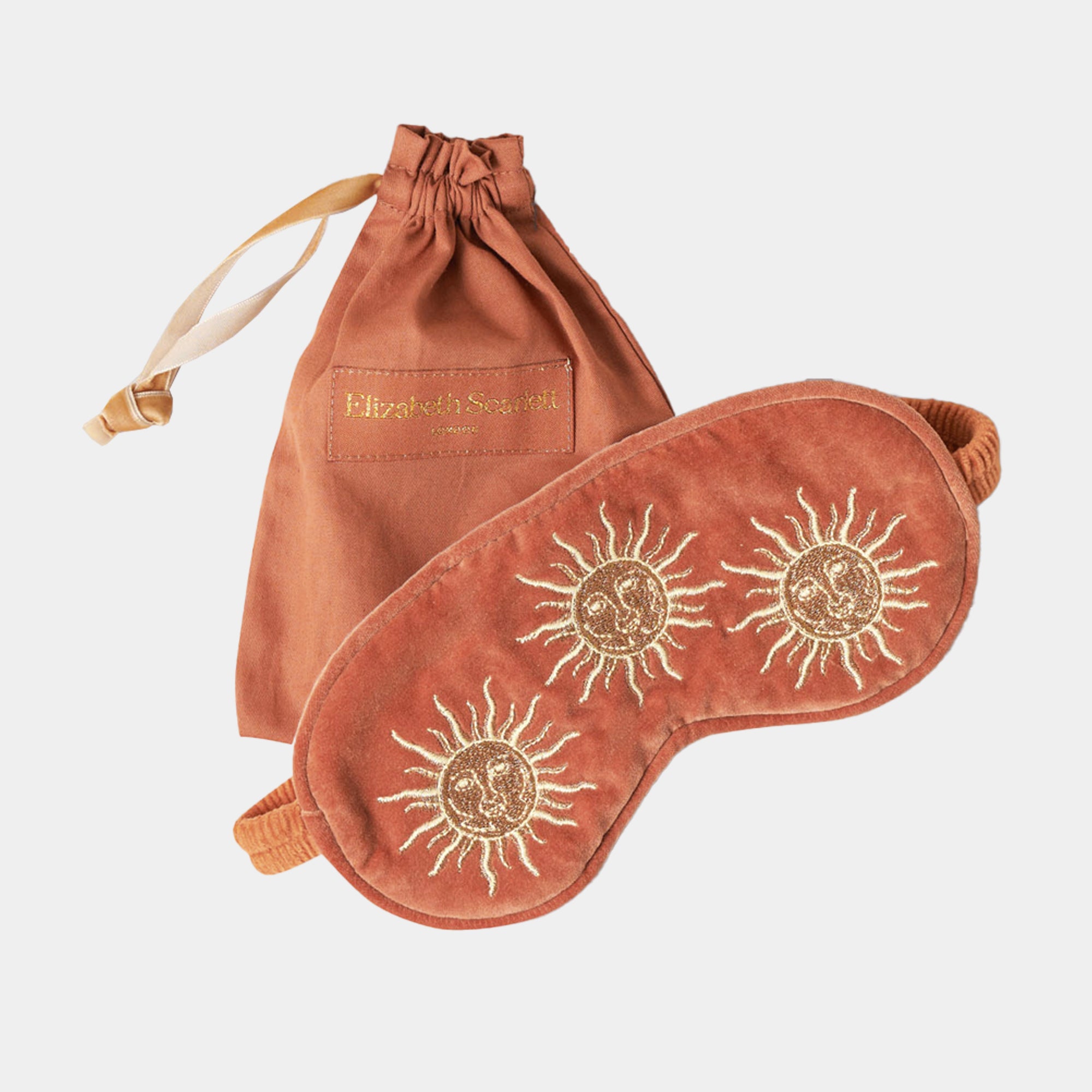 Elizabeth Scarlett Sun Goddess - Eye Mask, Rust
