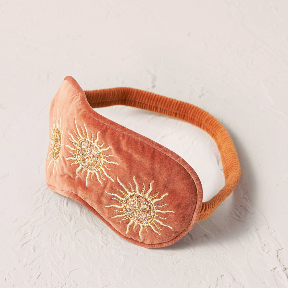 Elizabeth Scarlett Sun Goddess - Eye Mask, Rust