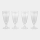 Swirl - Flute Glasses, Set of 4