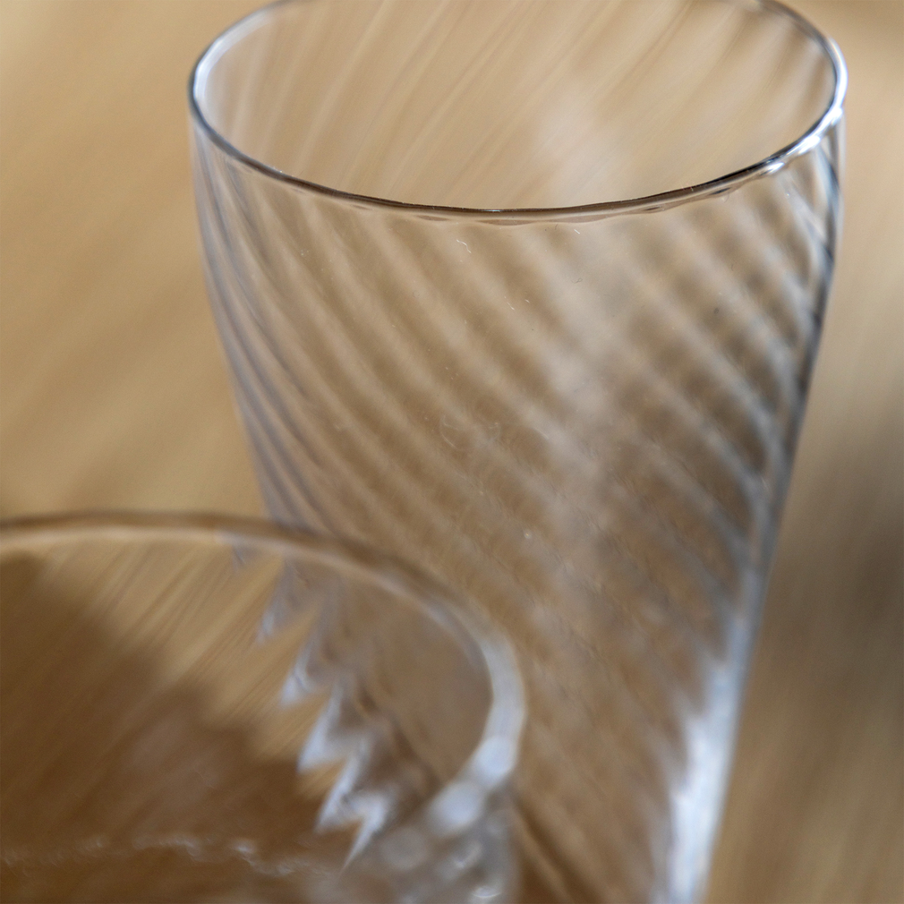Swirl - Flute Glasses, Set of 4