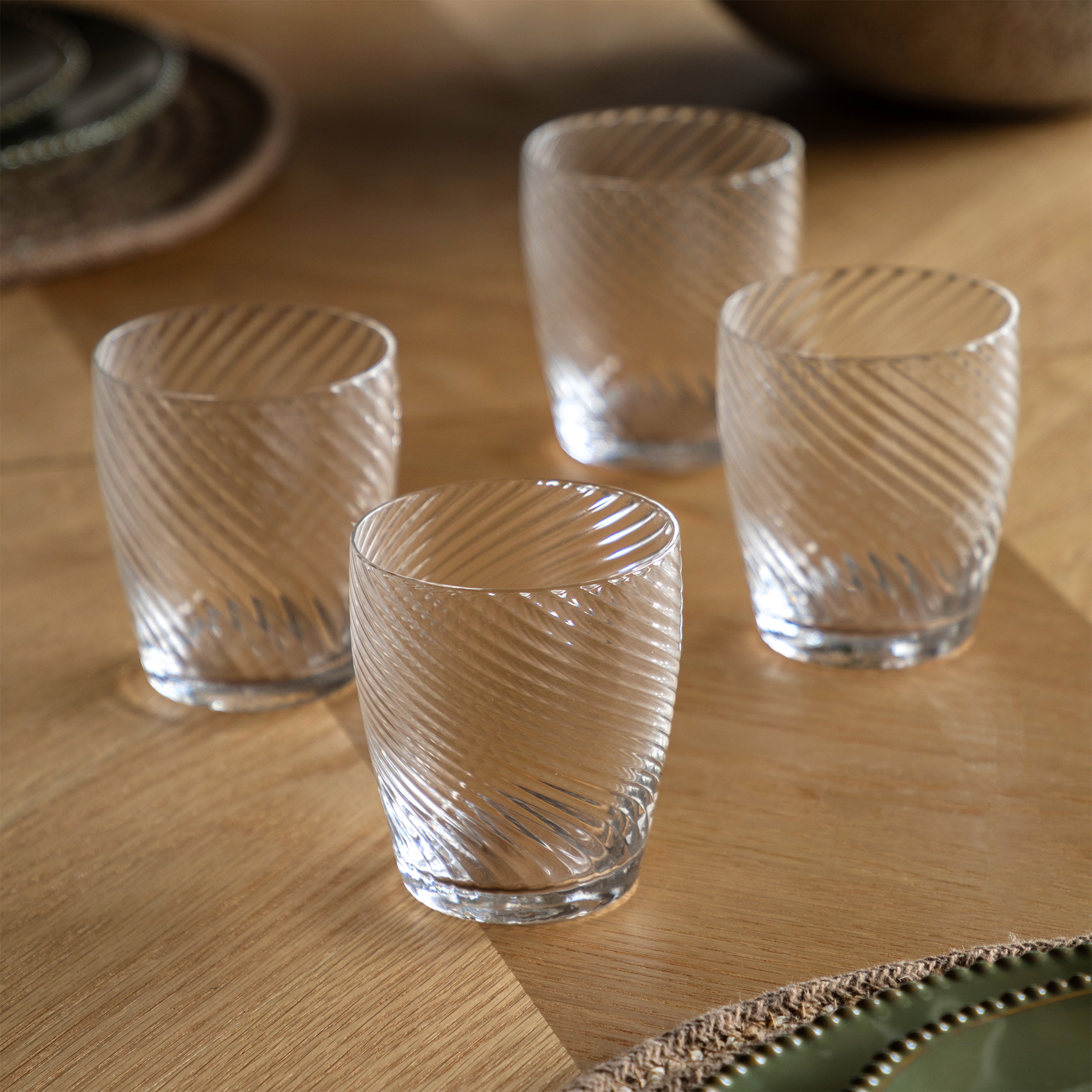 Swirl - Tumbler Glasses, Set of 4