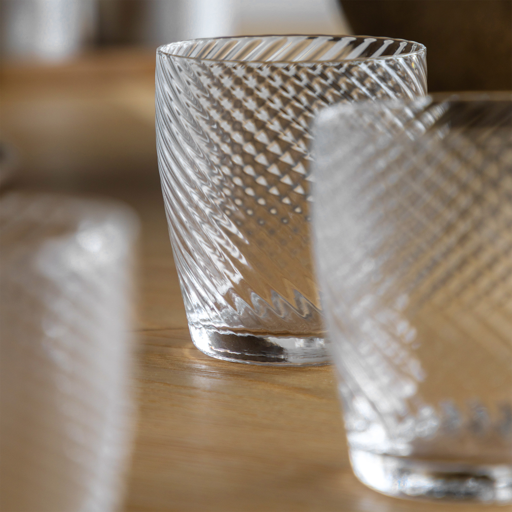 Swirl - Tumbler Glasses, Set of 4