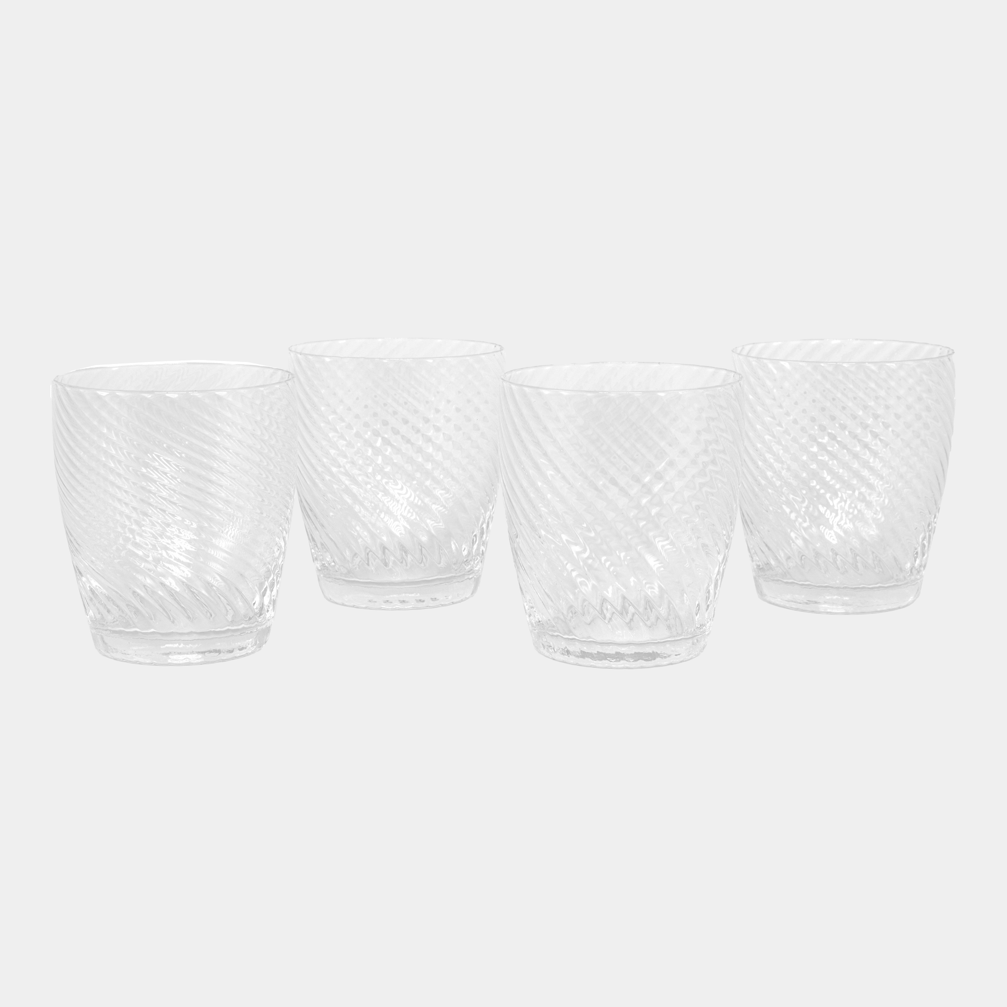 Swirl - Tumbler Glasses, Set of 4