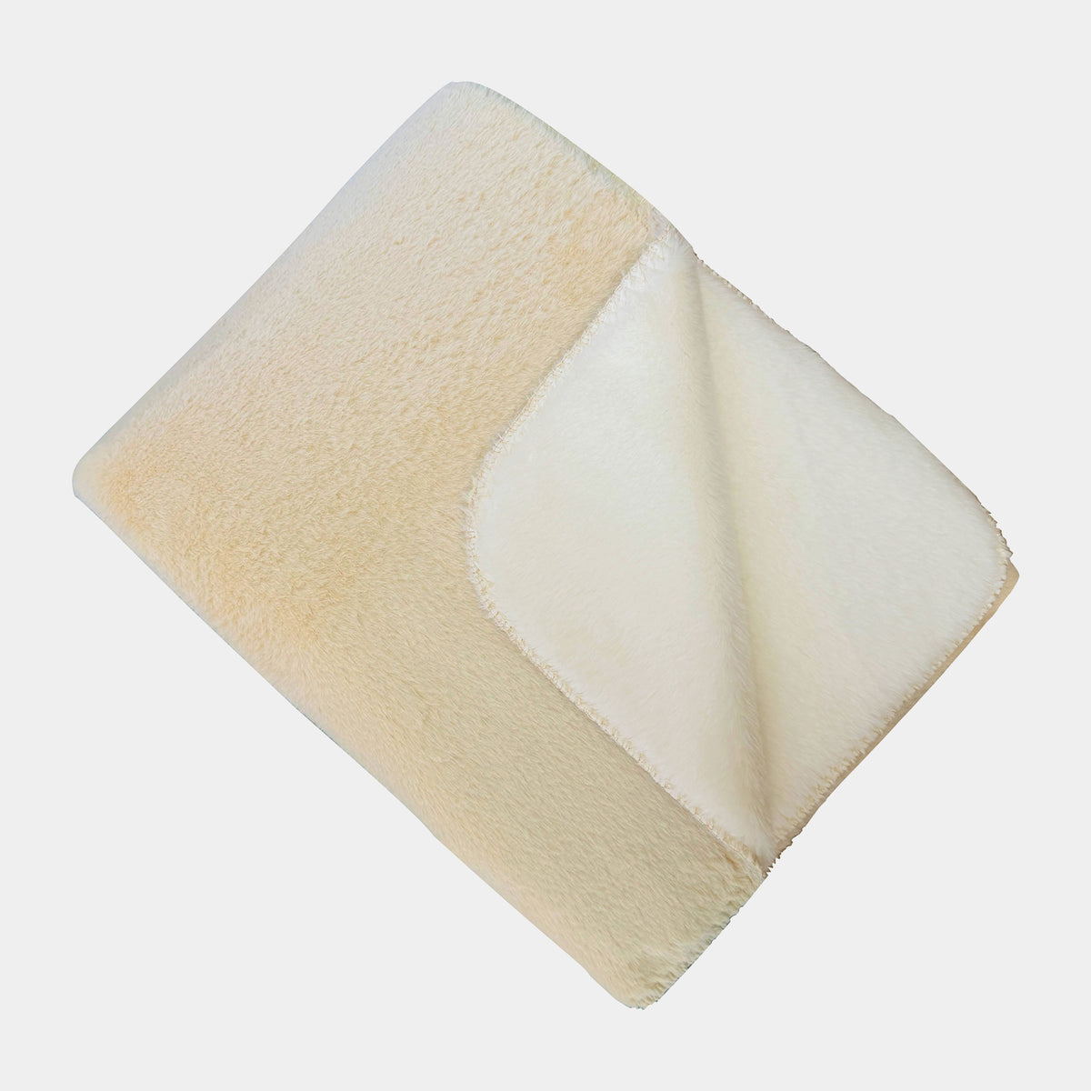 Pembroke Faux Fur - Neutral Reversible Throw 150x200cm