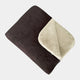 Pembroke Faux Fur - Chocolate Brown Reversible Throw 150x200cm