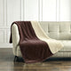 Pembroke Faux Fur - Chocolate Brown Reversible Throw 150x200cm