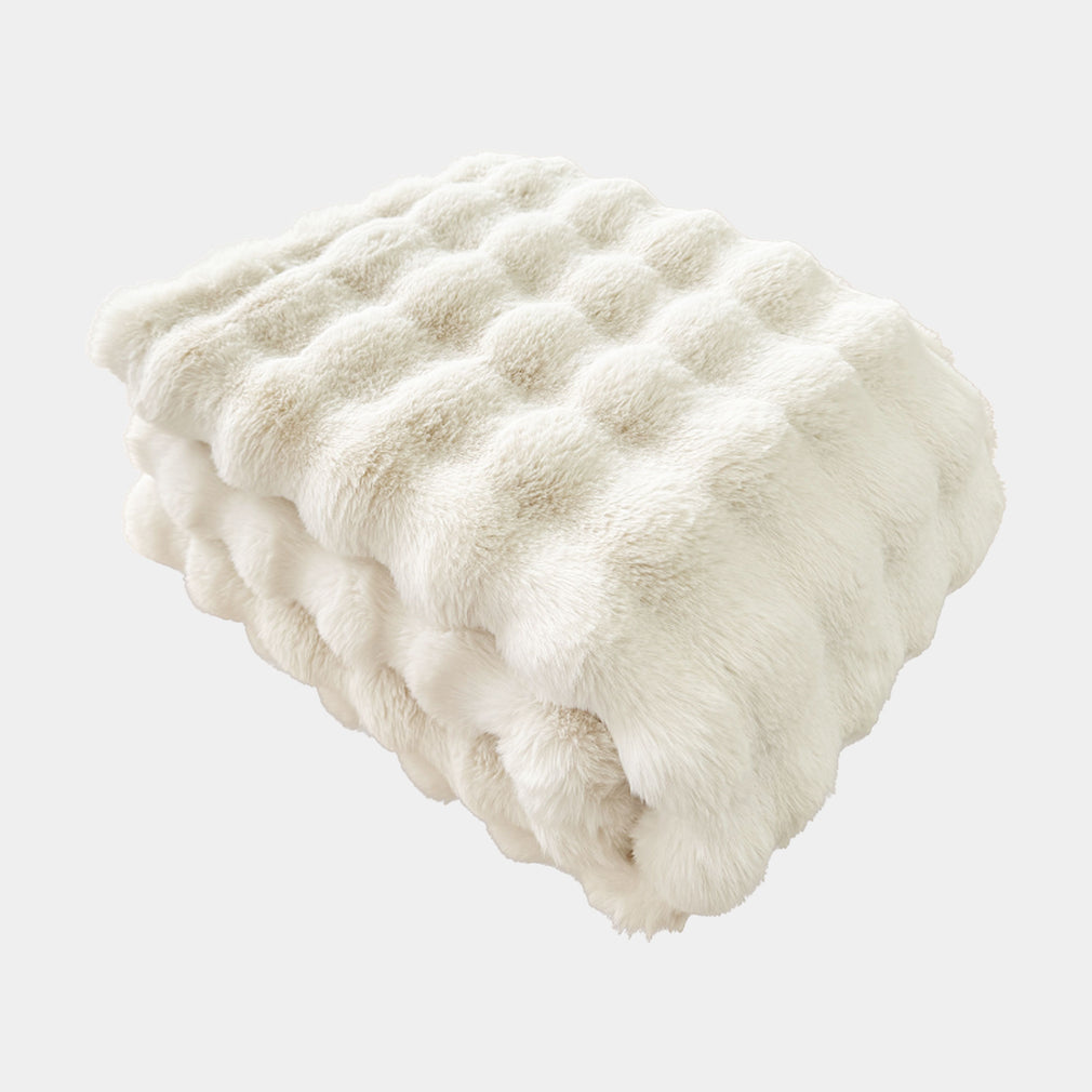 Glam Neutral - Faux Fur Throw 150x200cm