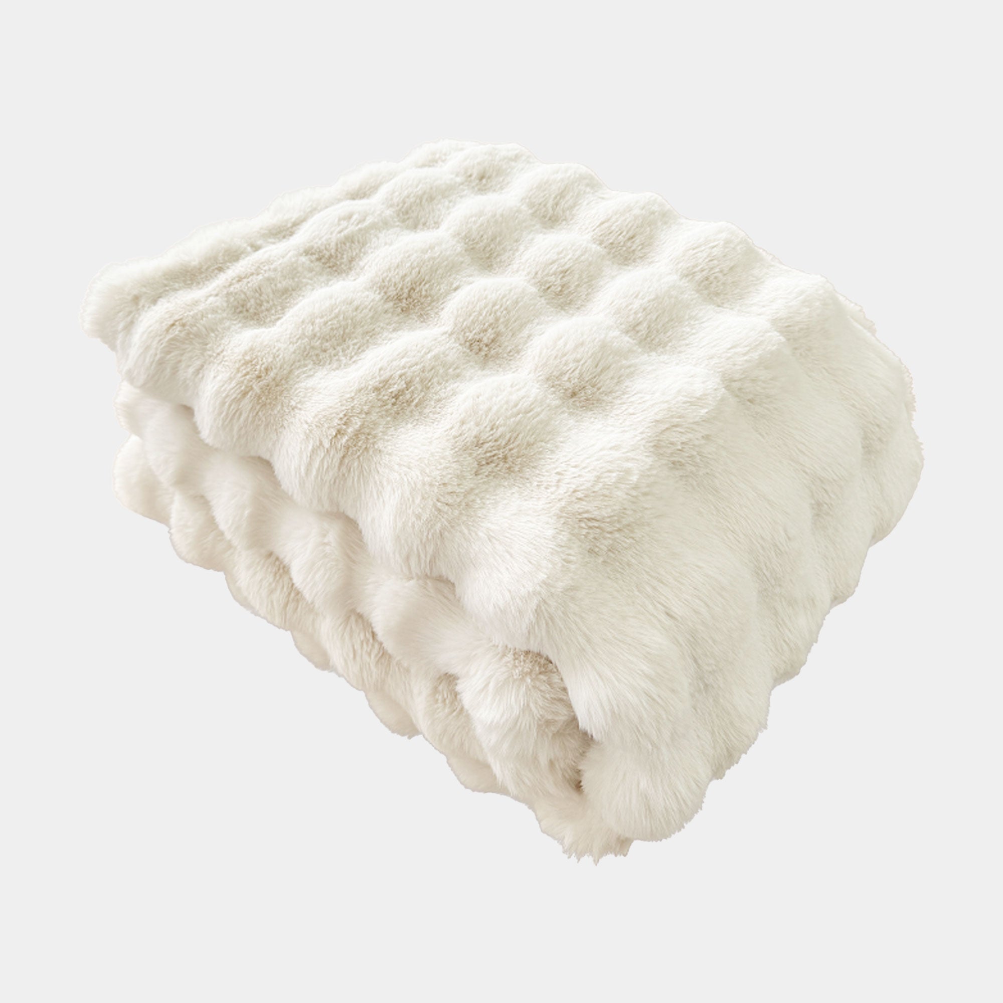 Glam Neutral - Faux Fur Throw 150x200cm