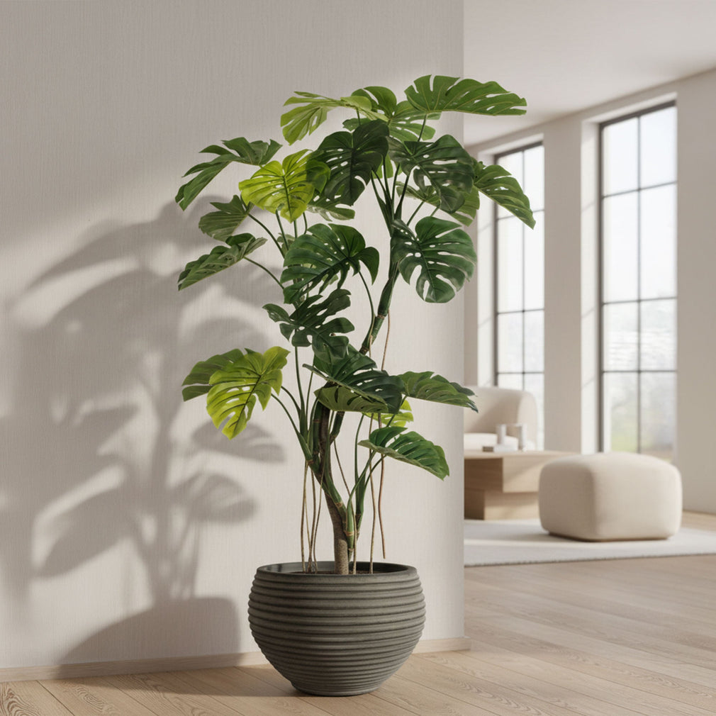 Artificial Plant - Potted Monstera Plant