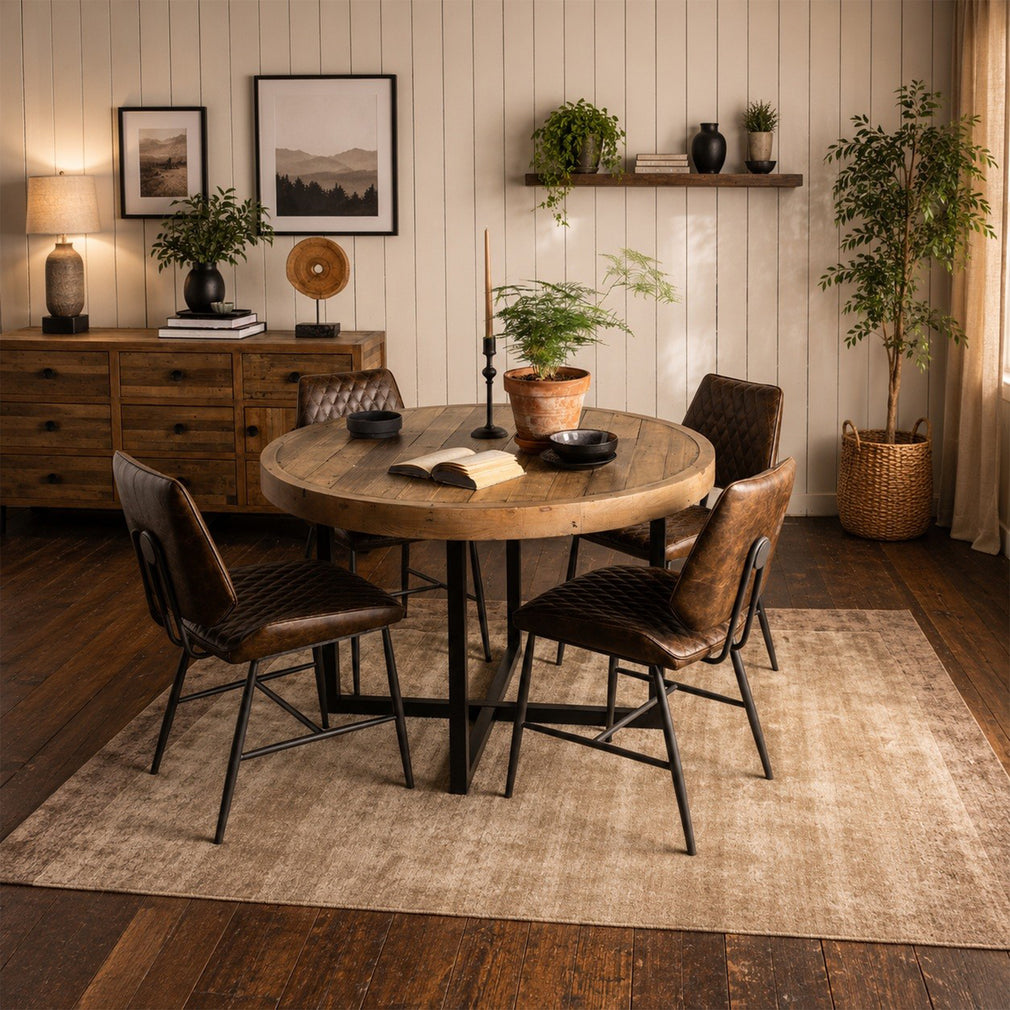 Delta - Wooden Round Dining Table