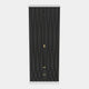 Jewel - Wardrobe With Drawers White Carcase & Black Fronts