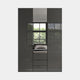 Florida - 3 Door Mirrored Combi Wardrobe