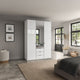 Florida - 3 Door Mirrored Combi Wardrobe