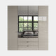 Florida - 4 Door Combi Mirrored Wardrobe