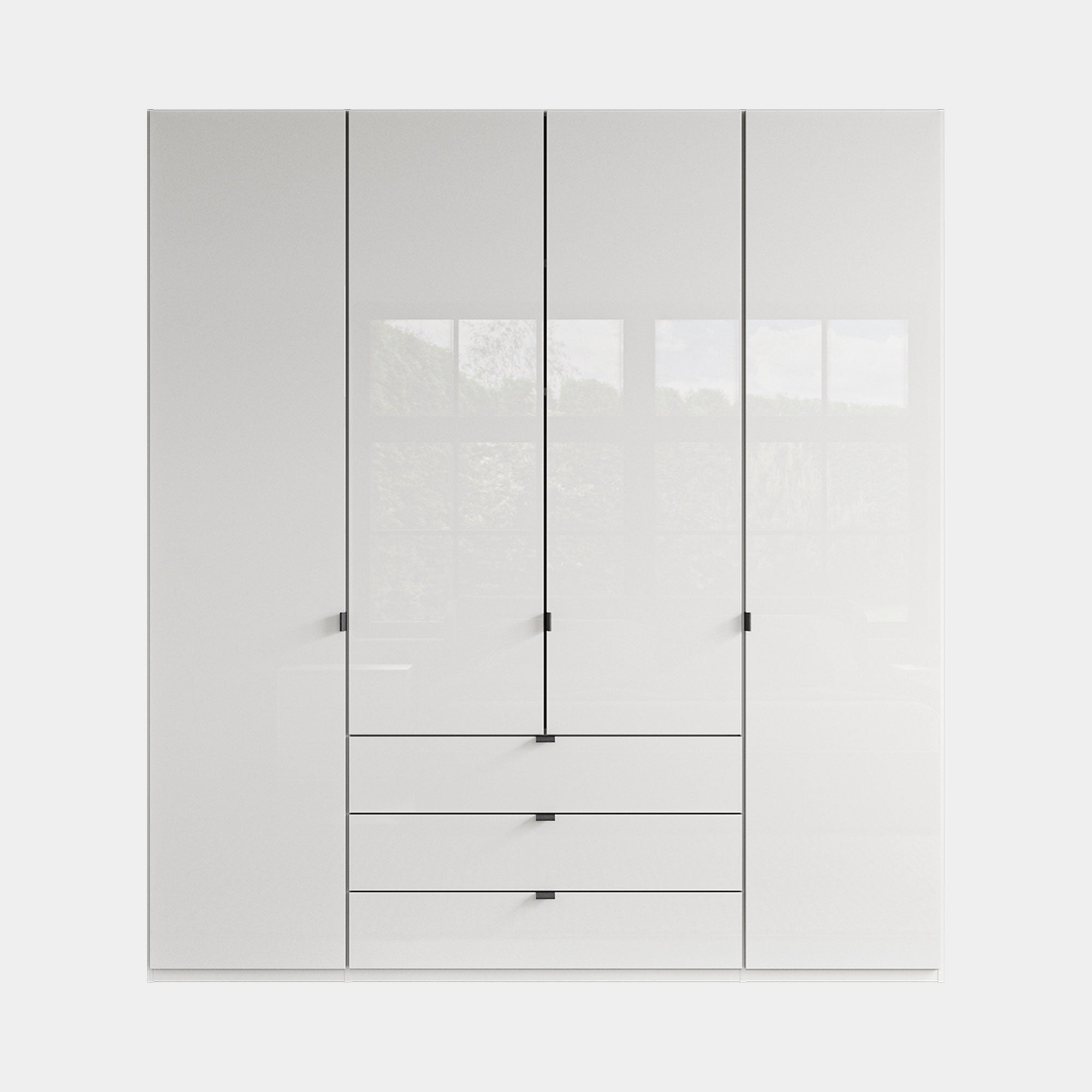 Florida - 4 Door Combi Wardrobe