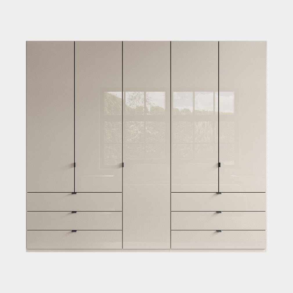 Florida - 5 Door Combi Wardrobe