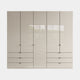 Florida - 5 Door Combi Wardrobe