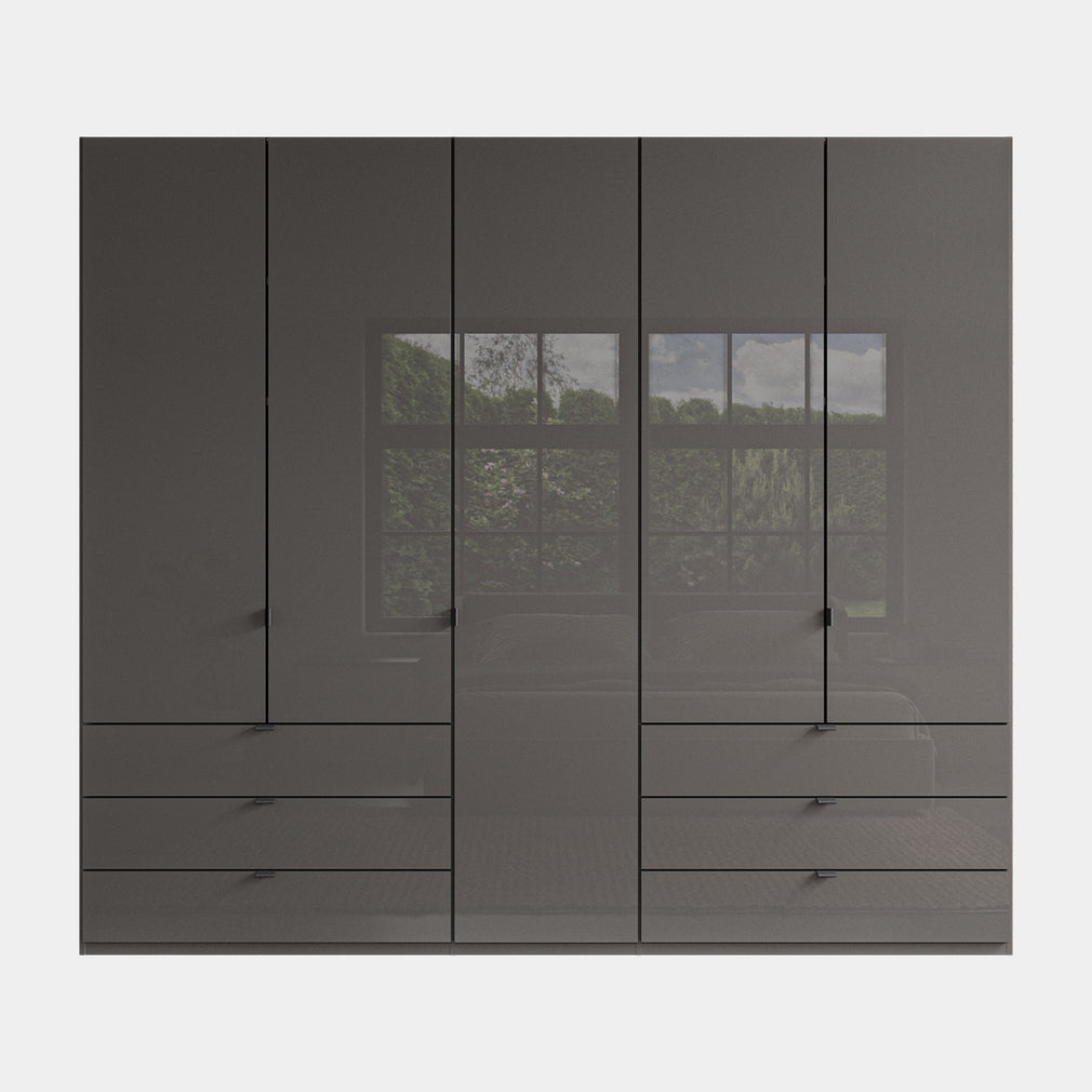 Florida - 5 Door Combi Wardrobe