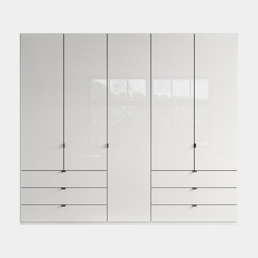 Florida - 5 Door Combi Wardrobe