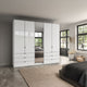 Florida - 5 Door Combi Mirrored Wardrobe