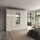 Florida - 5 Door Combi Mirrored Wardrobe