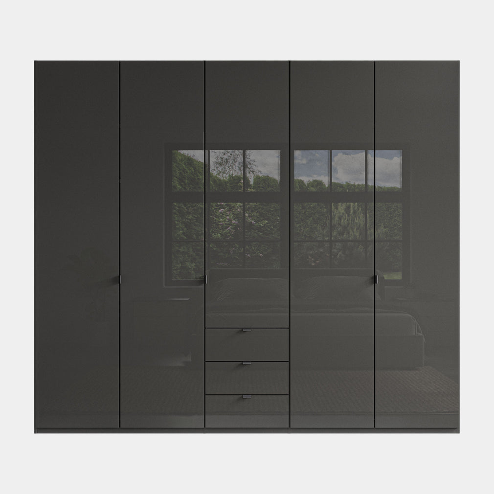 Florida - 5 Door Combi Wardrobe