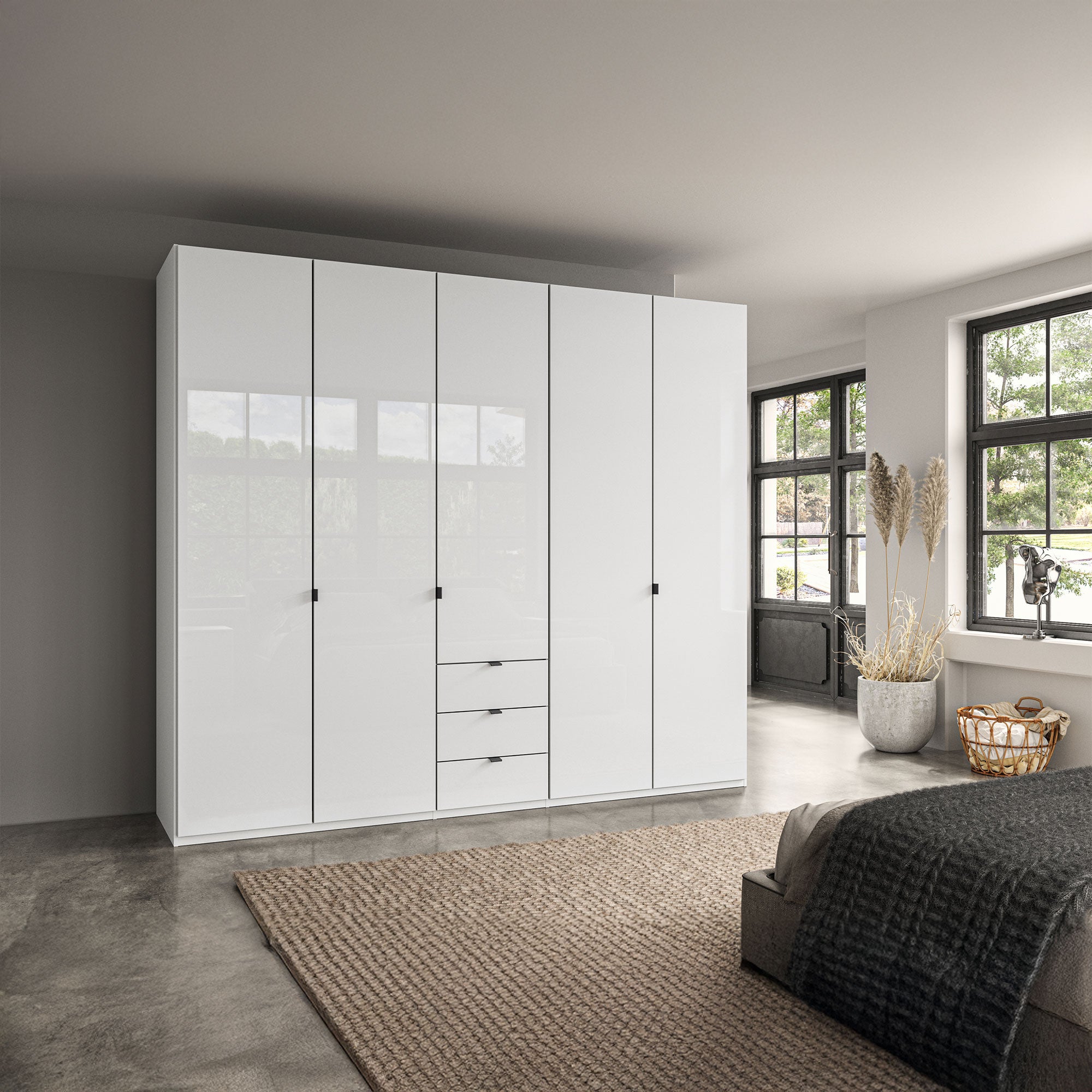 Florida - 5 Door Combi Wardrobe