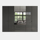Florida - 6 Door Combi Mirrored Wardrobe