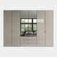 Florida - 6 Door Combi Mirrored Wardrobe
