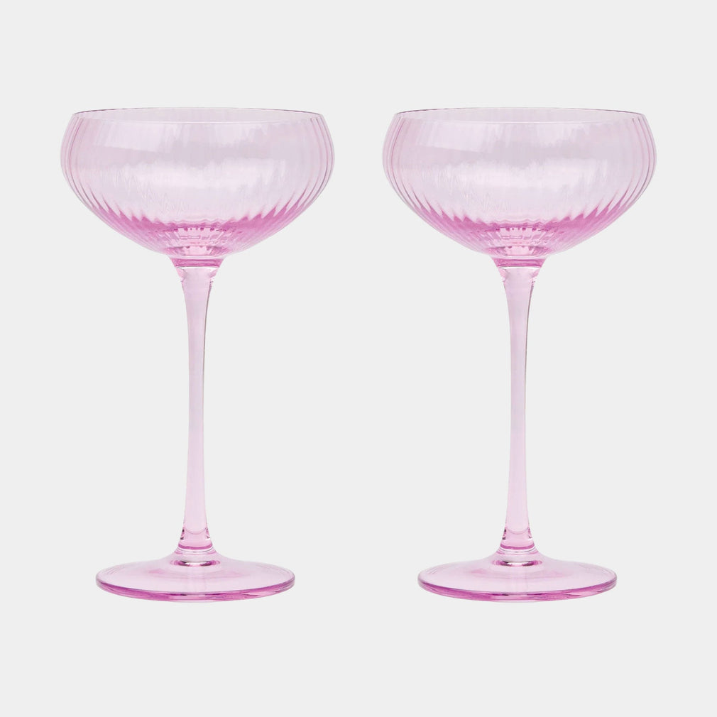The Lou Coupe Lilac - Cocktail Glasses, Set of 2