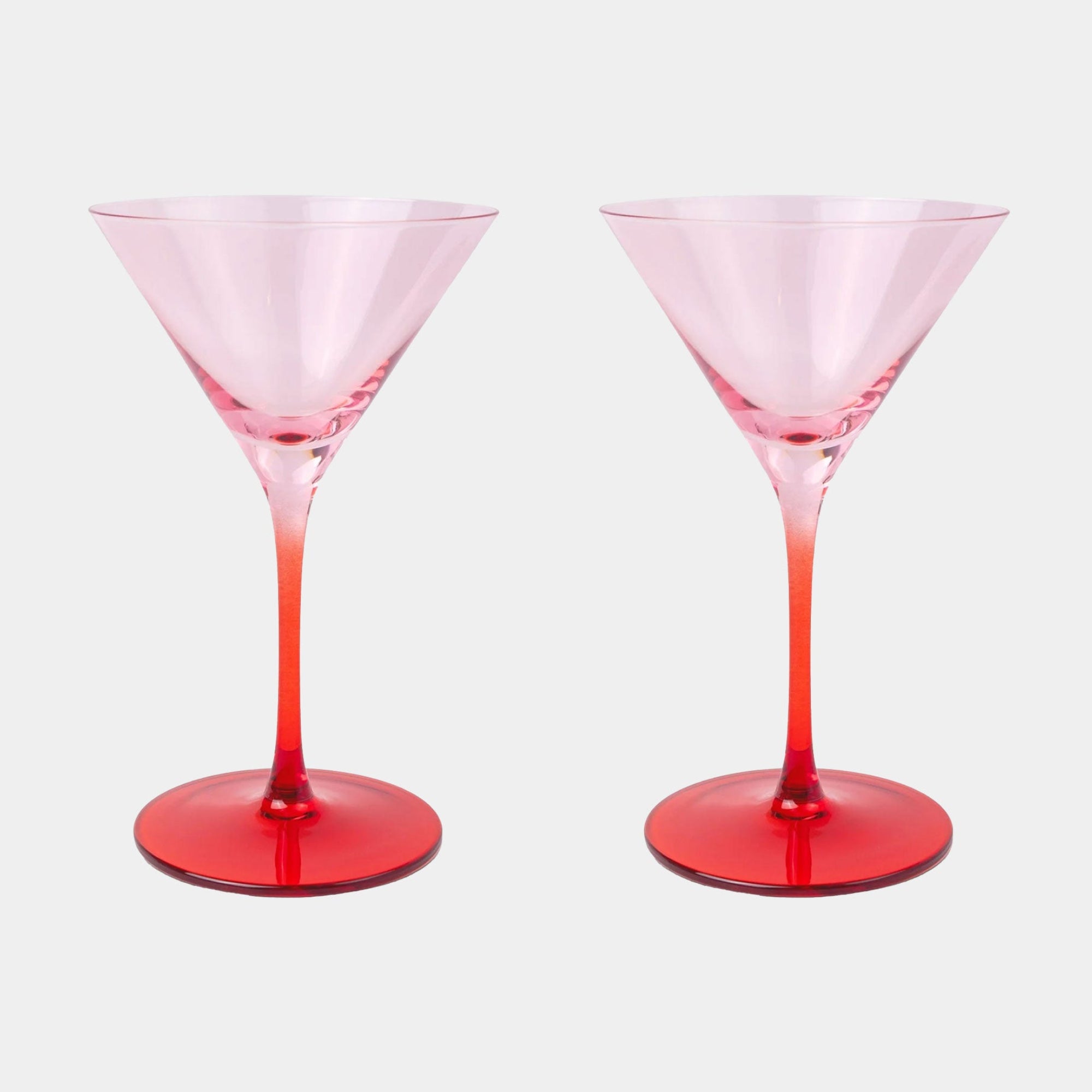 The Olive Red - Martini Glasses, Set of 2