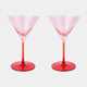 The Olive Red - Martini Glasses, Set of 2