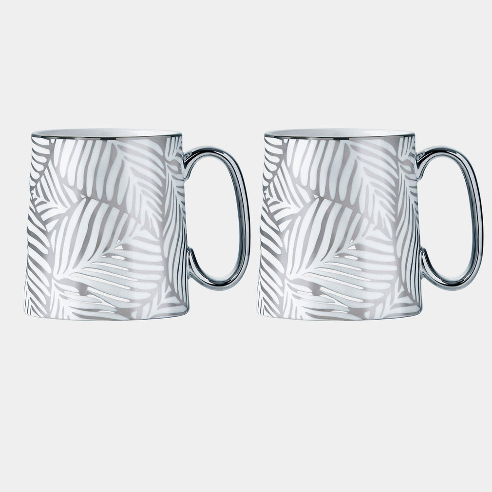 Tropical - Platinum Mug, Set of 2