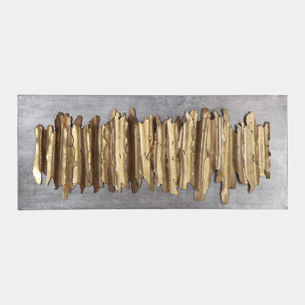 Metallic Tides - Metallic Wall Art