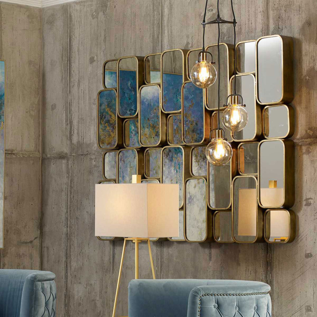 Mattone Gold - Wall Mirror