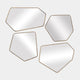 Tessera - Set Of 4 Mirrors, Gold