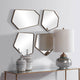 Tessera - Set Of 4 Mirrors, Gold