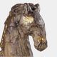 Hermoso - Gold Horse Sculpture