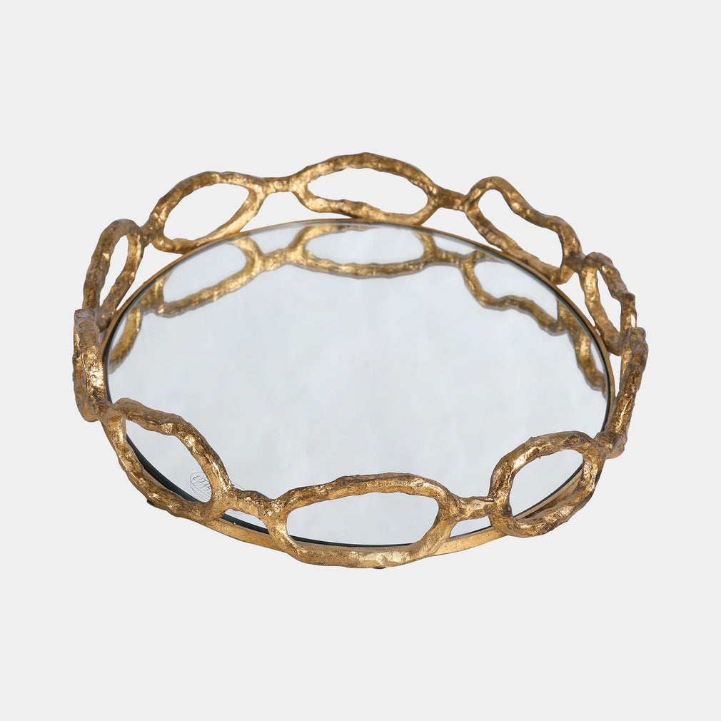 Halo Gold Mirrored - Decorative Tray