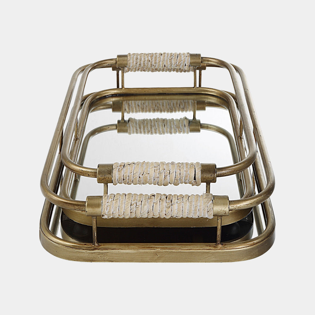 Riviera Gold - Decorative Trays, Set of 2