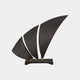 Vele - Black Sail Sculpture