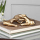 Collegamento - Gold Hands Sculpture