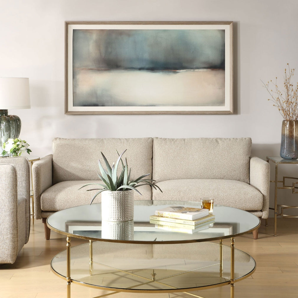 Deep Rains - Framed Canvas Wall Art
