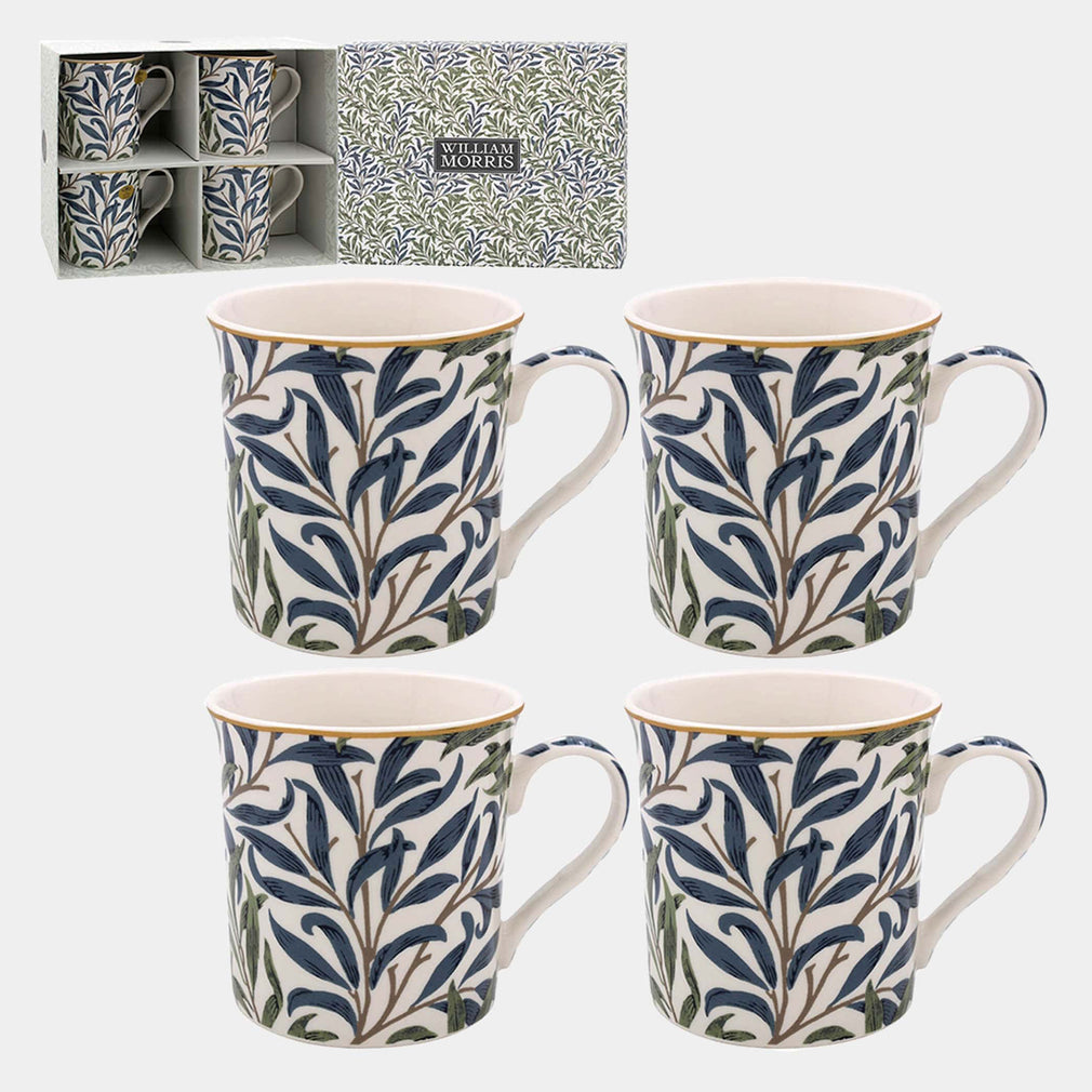 William Morris Willow Bough - Mugs, Set of 4