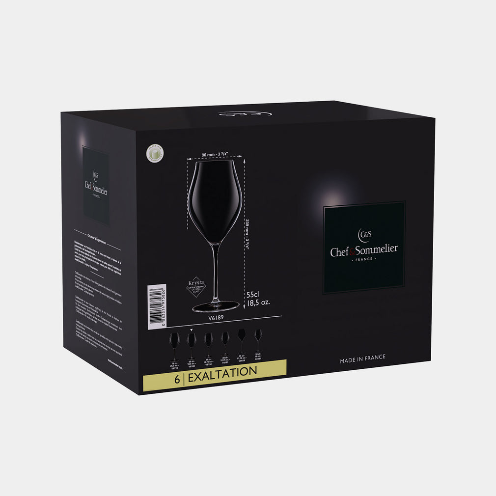 Chef & Sommelier Exaltation - Red Wine Glasses, Set of 6